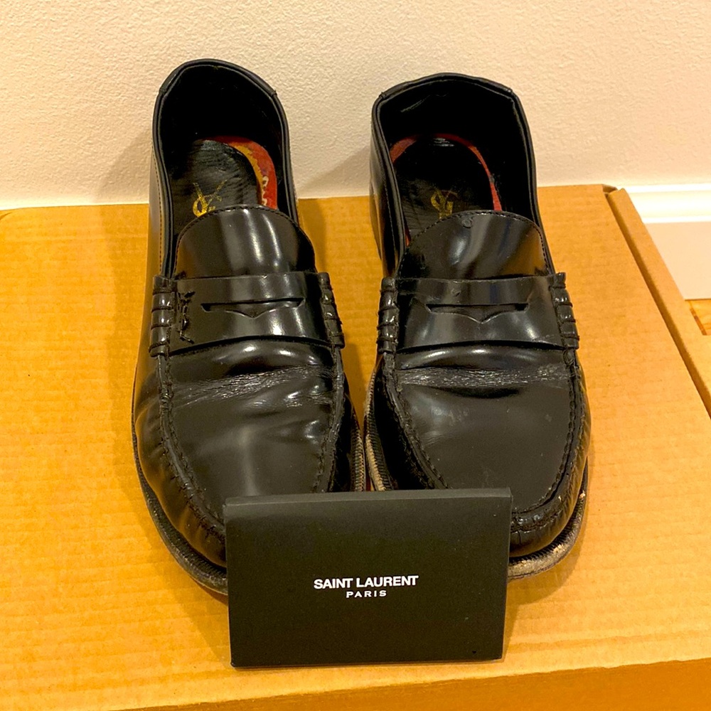 Saint Laurent, loafars Size 40.5 black color.